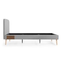 Кровать La Forma (ех Julia Grup) Кровать Lydia 160х200 серая арт. 052356