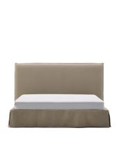 Кровать La Forma (ех Julia Grup) Кровать Jaira серо-коричневого цвета со съемным чехлом для матраса 180 x 200 арт. 216208