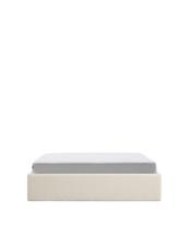 Кровать La Forma (ех Julia Grup) Основание кровати Nelzi из шенилла цвета экрю для матраса 150 x 200 см арт. 463749