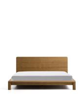 Кровать La Forma (ех Julia Grup) Кровать Arelida из дуба со светло-коричневой отделкой, для матраса 180 x 200 см арт. 491455