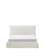 Кровать La Forma (ех Julia Grup) Кровать Jaira из белого шенилла со съемным чехлом для матраса 160x200 см арт. 447725