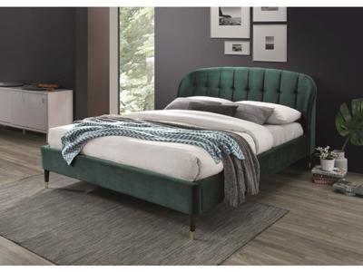 Кровать Signal Кровать Signal LIGURIA VELVET (зеленый) 160/200 арт. LIGURIAV160ZCBR
