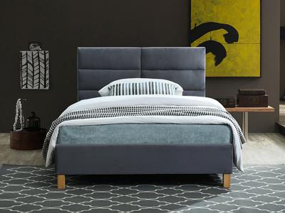 Кровать Signal Кровать Signal SIERRA VELVET TAP.150 (серый/дуб) 120/200 арт. SIERRAV120SZD