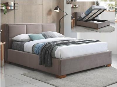 Кровать Signal Кровать SIGNAL MAISON Velvet Bluvel 40 160/200 (бежевый/дуб) арт. MAISONV160BED