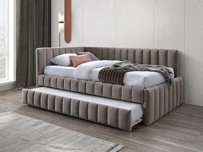 Кровать Signal Кровать Signal ALFIE Velvet Bluvel 40 (темно-бежевый) 120/200 арт. ALFIEV120CBE