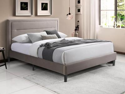 Кровать Signal Кровать Signal MALAGA Velvet Bluvel 40 (темно-бежевый/черный) 140/200 арт. MALAGAV140CBEC