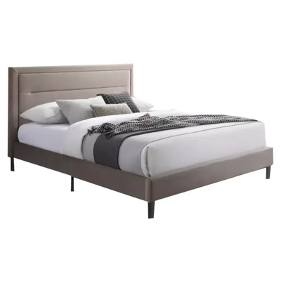Кровать Signal Кровать Signal MALAGA Velvet Bluvel 40 (темно-бежевый/черный) 160/200 арт. MALAGAV160CBEC