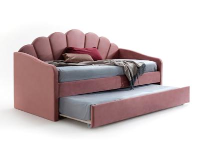 Кровать Signal Кровать SIGNAL BELLA Velvet Bluvel 52 античный розовый 90/200 арт. BELLAV90AR