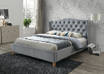 Кровать Signal Кровать Signal ASPEN Velvet (серый) 160/200 арт. ASPENV160SZD
