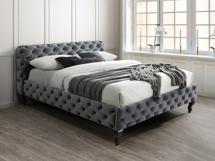 Кровать Signal Кровать Signal HERRERA VELVET BLUVEL 14 (серый/венге) 160х200 арт. HERRERAV160SZW