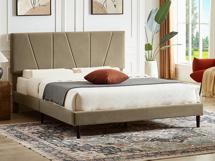 Кровать Signal Кровать Signal SAVANA Velvet Bluvel 28 (бежевый) 140/200 арт. SAVANAV140BE