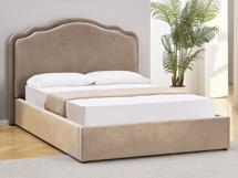 Кровать Signal Кровать SIGNAL FLORENCJA Velvet Bluvel 40 темно-бежевый 160/200 арт. FLORENCJAV160CBE