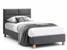 Кровать Signal Кровать SIGNAL SIERRA Velvet tap. 150 серый/дуб, 90/200 арт. SIERRAV90SZD