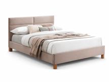 Кровать Signal Кровать SIGNAL SIERRA Velvet Bluvel 28 бежевый/дуб, 140/200 арт. SIERRAV140BED