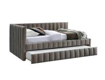 Кровать Signal Кровать SIGNAL ALFIE Velvet Bluvel 40 темно-бежевый, 120/200 арт. ALFIEV120CBE