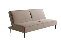 Кровать Top concept Este диван-кровать трехместный, прямой, без подлокотников, бархат пепельно-бежевый 25 арт. 14214