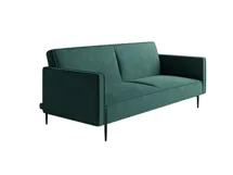Кровать Top concept Este диван-кровать трехместный, прямой, с подлокотниками, бархат 87 арт. 14234