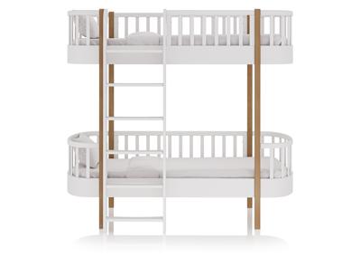 Кровать двухъярусная Ellipsefurniture Кровать двухъярусная Classic фронтальная лестница (белый) арт. CLMBDB01010199