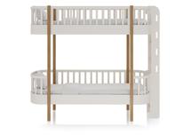 Кровать двухъярусная Ellipsefurniture Кровать двухъярусная Classic торцевая лестница (молочный) арт. CLMBDB02040199