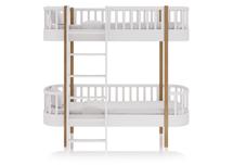 Кровать двухъярусная Ellipsefurniture Кровать двухъярусная Classic фронтальная лестница (белый) арт. CLMBDB01010199