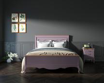 Кровать Этажерка Дизайнерская кровать "Leontina Lavanda" 160x200 арт ST9341/16L арт. ST9341/16L