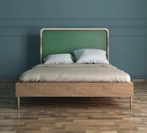 Кровать Этажерка Кровать в Скандинавском стиле "Ellipse" 120*190 арт EL12G арт. EL12G