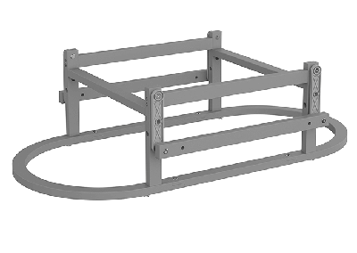 Кроватка Ellipsefurniture Маятник для кроватки Ellipsebed (серый) арт. EBMPUS04961099