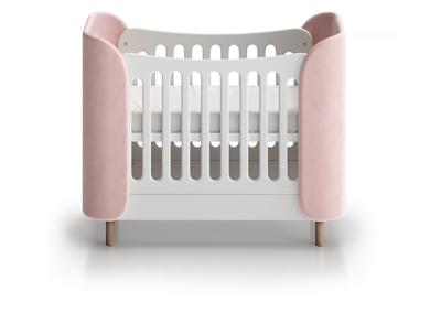 Кроватка Ellipsefurniture Кроватка KIDI Soft mini cпальное место 60*120 см (розовый) арт. ZN-411048