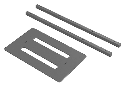 Кроватка Ellipsefurniture Удлинение для кроватки Ellipsebed до 165 см (серый) арт. EBMPBL04971099