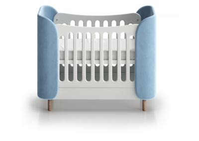 Кроватка Ellipsefurniture Кроватка KIDI Soft mini cпальное место 60*120 см (голубой) арт. KD01535501301