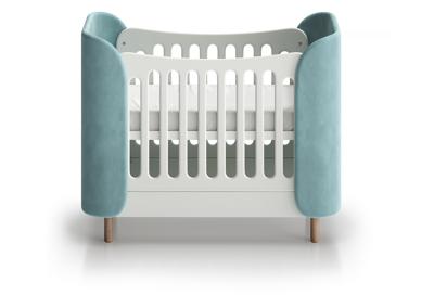 Кроватка Ellipsefurniture Кроватка KIDI Soft mini cпальное место 60*120 см (бирюзовый) арт. KD01535502401