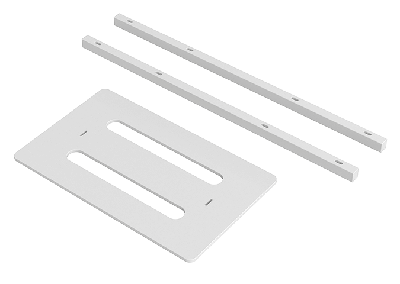 Кроватка Ellipsefurniture Удлинение для кроватки Ellipsebed до 165 см (белый) арт. EBMPBL01971099