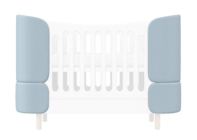 Кроватка Ellipsefurniture Комплект чехлов для кроватки-трансформера KIDI Soft (голубой) арт. TX02470101301