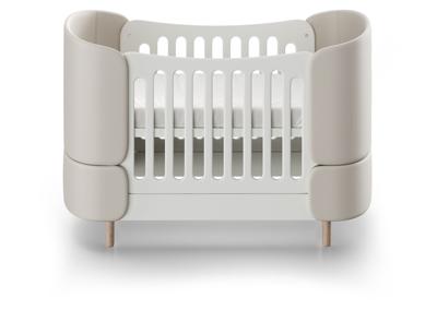 Кроватка Ellipsefurniture Кроватка-трансформер KIDI Soft (молочный, экокожа) арт. KD010207050101