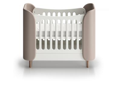 Кроватка Ellipsefurniture Кроватка KIDI Soft mini cпальное место 60*120 см (бежевый, экокожа) арт. KD01535503802