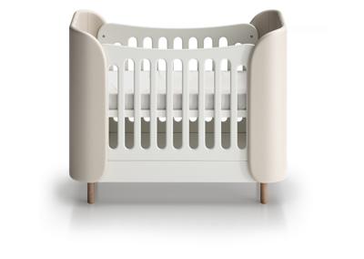 Кроватка Ellipsefurniture Кроватка KIDI Soft mini cпальное место 60*120 см (молочный, экокожа) арт. KD01535500202