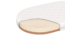 Кроватка Ellipsefurniture Матрас для кроватки Ellipsebed кокос/латекс 9 см арт. EBABMB01993299