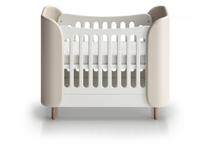 Кроватка Ellipsefurniture Кроватка KIDI Soft mini cпальное место 60*120 см (молочный, экокожа) арт. KD01535500202