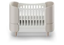 Кроватка Ellipsefurniture Кроватка-трансформер KIDI Soft (молочный, экокожа) арт. KD010207050101