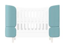 Кроватка Ellipsefurniture Комплект чехлов для кроватки-трансформера KIDI Soft (бирюзовый) арт. TX02470102401