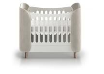 Кроватка Ellipsefurniture Кроватка KIDI Soft mini cпальное место 60*120 см антивандальная ткань (молочный) арт. KD01535500206