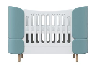 Кроватка-трансформер Ellipsefurniture Кроватка-трансформер KIDI Soft (бирюзовый) арт. KD040106010190