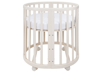 Кроватка-трансформер Ellipsefurniture Кроватка-трансформер Ellipsebed (молочный) арт. EBMPBT03020102