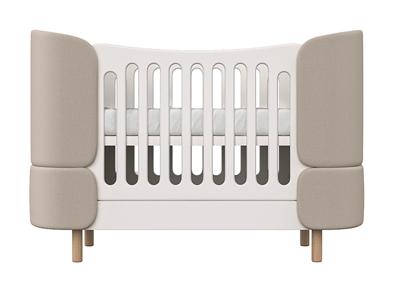 Кроватка-трансформер Ellipsefurniture Кроватка-трансформер KIDI Soft (бежевый, экокожа) арт. KD010201050101