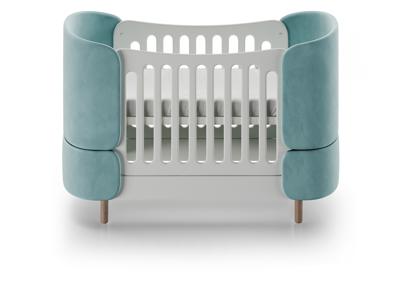 Кроватка-трансформер Ellipsefurniture Кроватка-трансформер KIDI Soft (бирюзовый) арт. KD040106010190