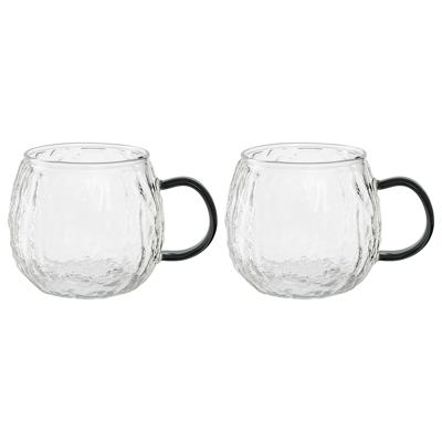 Кружка ЯЯЯ Набор стеклянных кружек crystal, 2 шт. арт. LJ0000126
