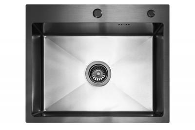 Кухонная мойка ЯЯЯ Кухонная мойка из нержавейки BLANTEK FS-5848B Nano black ECO арт. 5848203