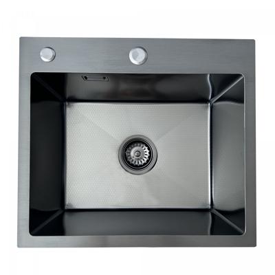 Кухонная мойка ЯЯЯ Кухонная мойка из нержавейки BLANTEK LS-5044HN Honeycomb Nano black арт. 5044224