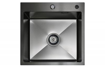 Кухонная мойка ЯЯЯ Кухонная мойка из нержавейки BLANTEK FS-5050HN Honeycomb Nano black ECO арт. 5050204