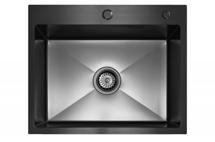 Кухонная мойка ЯЯЯ Кухонная мойка из нержавейки BLANTEK LS-5848HN Honeycomb Nano black арт. 5848224